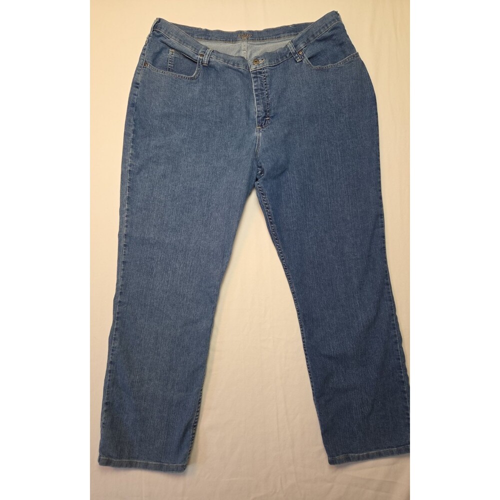Lee Riders  Jeans Womens Size 22W Plus Relaxed Fit Stretch Denim